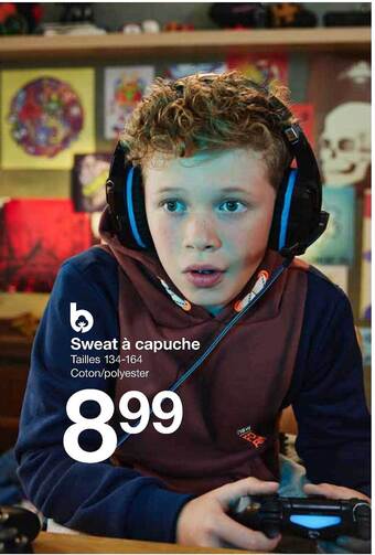 Zeeman Sweat à capuche offre
