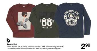 Zeeman Tee-shirt offre
