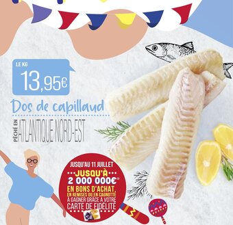 Match Dos de cabillaud offre