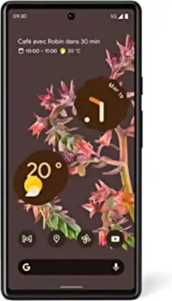 Google pixel 6 – smartphone android 5g débloqué avec appareil photo de 50 mpx et objectif grand angle – [128gb] – [noir ca...