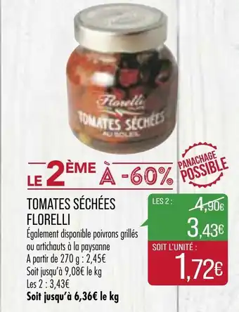 Match Tomates séchées florelli offre
