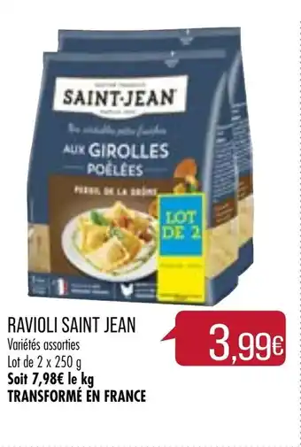 Match Ravioli saint jean offre
