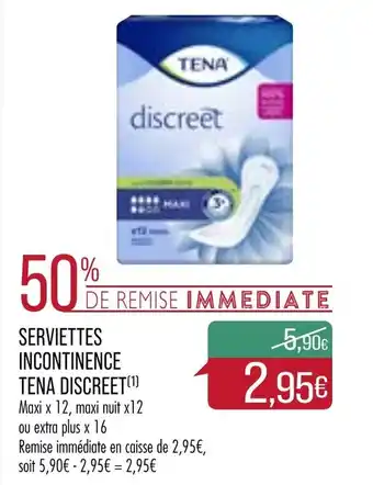 Match Serviettes incontinence offre