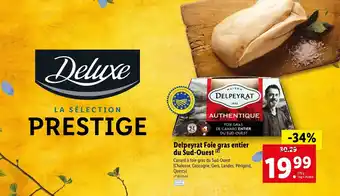 Lidl Delpeyrat foie gras entier du sud-ouest offre