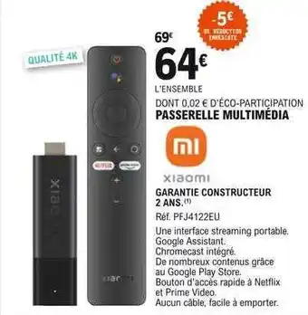 E.Leclerc Passerelle multimédia xiaomi offre