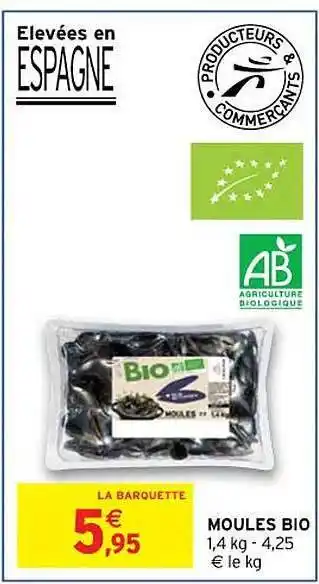 Intermarché Hyper Moules bio offre