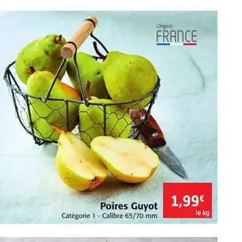 Colruyt Poires Guyot offre