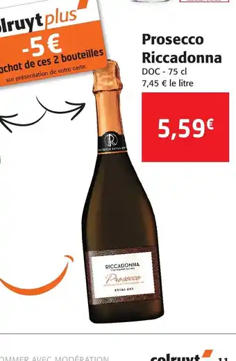 Colruyt Prosecco Riccadonna offre