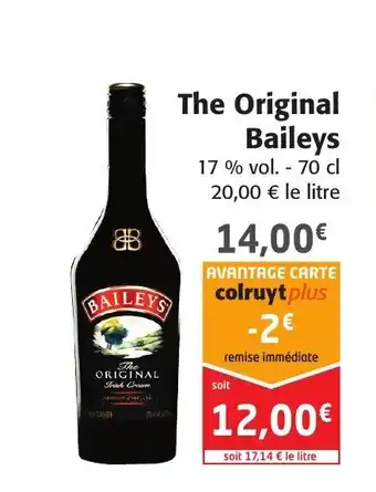 Colruyt Baileys The Original offre
