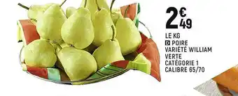 Spar Poire William offre