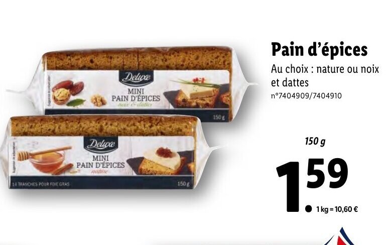 Lidl pain d'épices