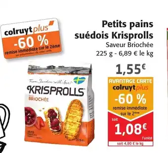 Petits Pains Suédois Krisprolls