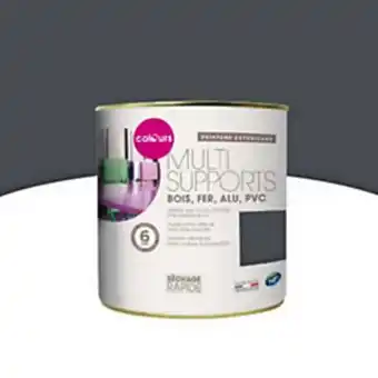 Castorama Peinture extérieure multi-supports anthracite satin colours 0,5l offre