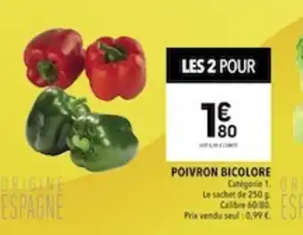 Supeco Poivron Bicolore offre