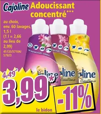 Norma Adoucissant Concentré offre