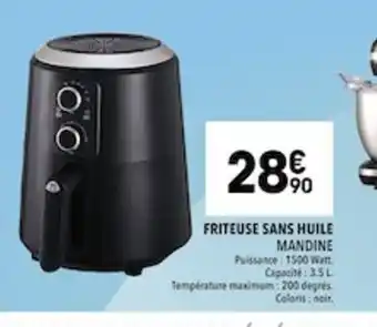 Supeco Friteuse Sans Huile Mandine offre