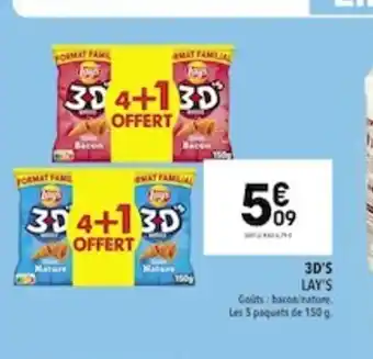 Supeco Lay's 3D's offre