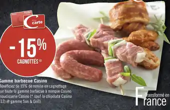 Géant Casino Casino bon plan sur la gamme barbecue casino offre