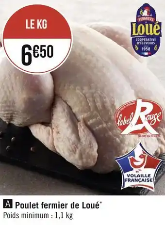 Géant Casino Loué poulet fermier offre