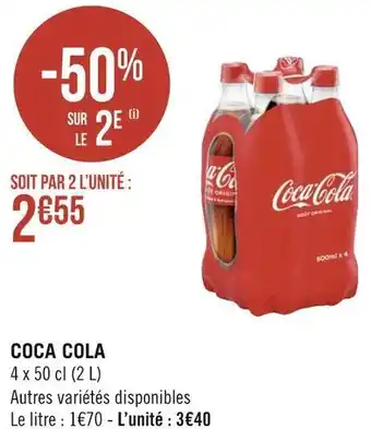 Géant Casino Coca cola coca cola offre