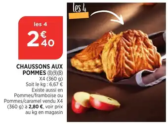 Bi1 Chaussons Aux Pommes offre