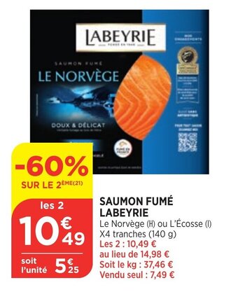 Saumon Fumé Labeyrie