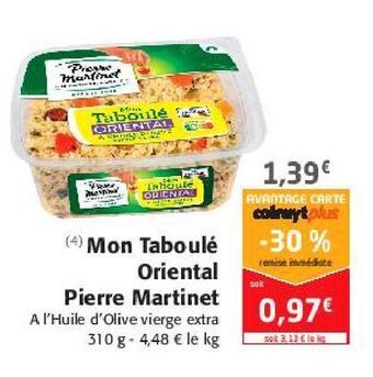 Colruyt Mon taboulé oriental pierre martinet offre