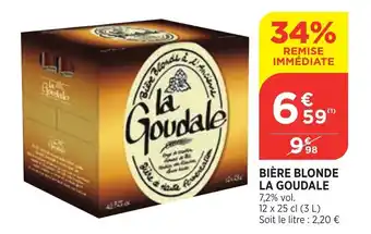 Bière Blonde La Goudale