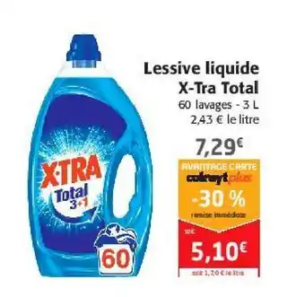 Colruyt Lessive liquide x-tra total offre
