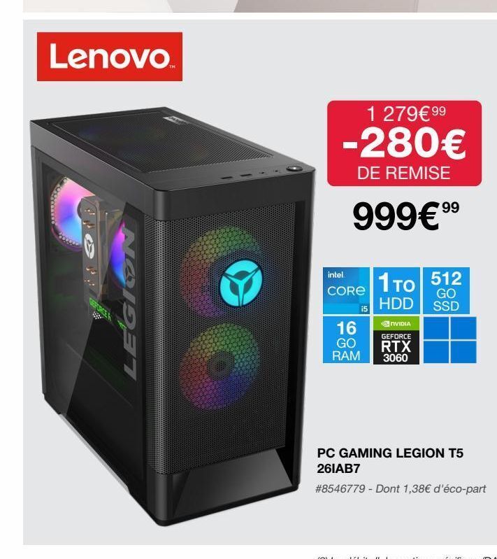 Promo Ordinateur lenovo chez Costco