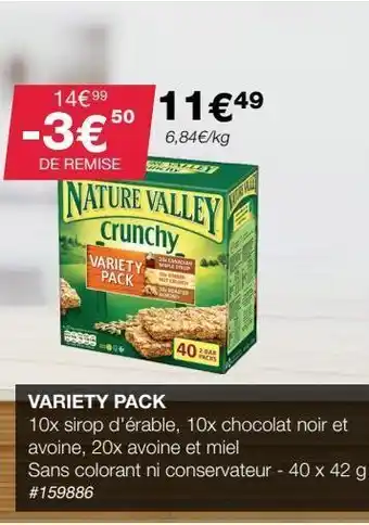 Costco Barres de céréales nature valley offre
