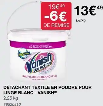 Costco Détachant vanish offre