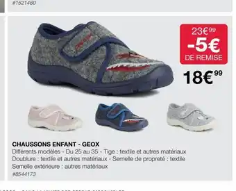 Chaussons geox