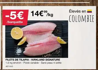 Filets de tilapia - kirkland signature
