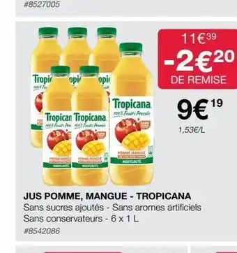Costco Jus pomme, mangue - tropicana offre