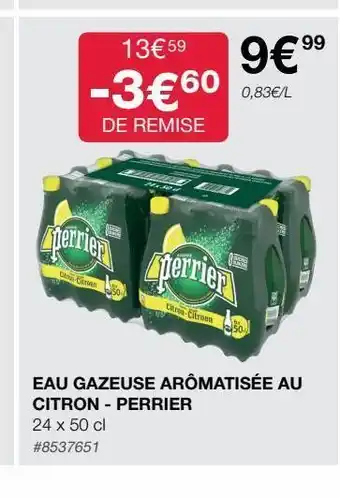 Eau gazeuse aromatisée au citron - perrier