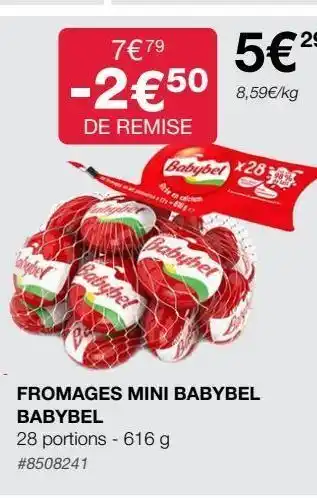 Costco Fromage babybel offre