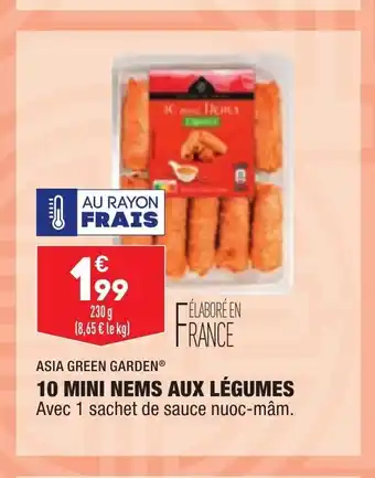 ALDI 10 Mini Nems Aux Légumes offre