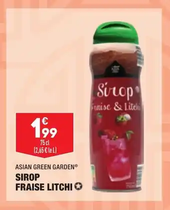 ALDI Sirop Fraise Litchi offre