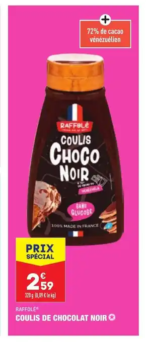 ALDI Coulis De Chocolat Noir offre
