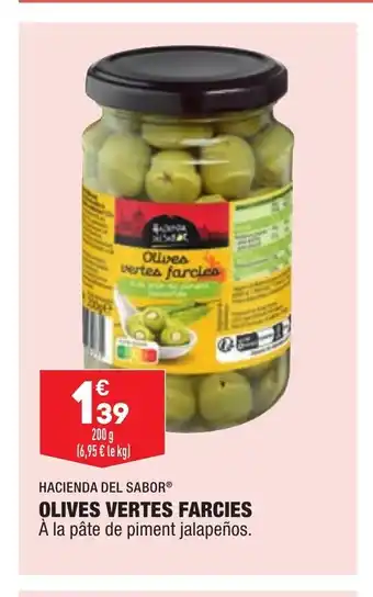 ALDI Olives Vertes Farcies offre
