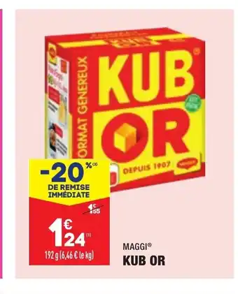 ALDI Kub Or offre