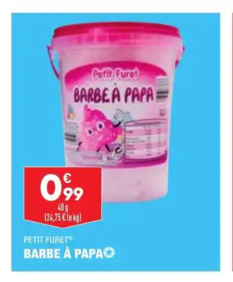 ALDI Barbe à papa offre