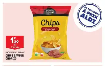 ALDI Chips Saveur Chorizo offre
