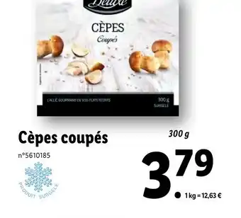 Cèpes coupés