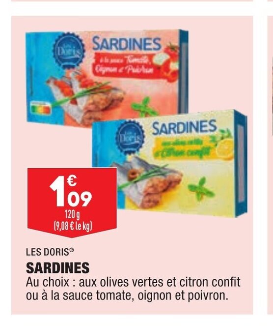 Promo Sardines chez ALDI