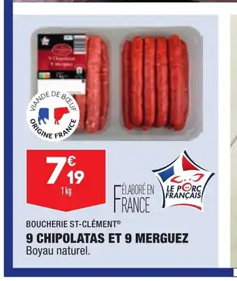 ALDI 9 Chipolatas Et 9 Merguez offre