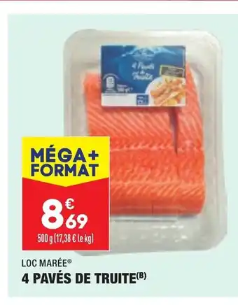 ALDI 4 Pavés De Truite offre