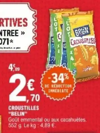 E.Leclerc Croustilles "Belin" offre