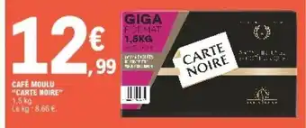 E.Leclerc Café Moulu "Carte Noire" offre